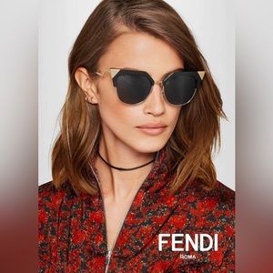 NEW FENDI sunglasses. Style worn by many celebrities! Very old Hollywood classic